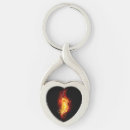 Search for flaming heart key rings Bird