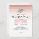 Search for stripes rehearsal dinner invitations Pink