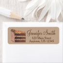 Search for cake return address labels Bakery