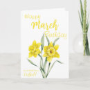 Search for daffodil flower birthday cards March