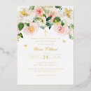 Search for butterfly first communion invitations Pink