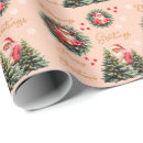Search for pink santa wrapping paper Typography