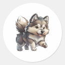 Search for alaskan malamute stickers Pug