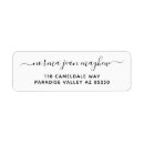 Search for fancy return address labels Modern