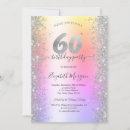 Search for diamond 60th birthday invitations Silver