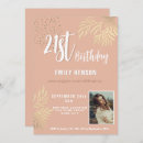 Search for happy 21st birthday invitations Elegant