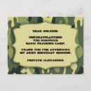 Search for military thank you cards Green