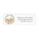 Search for deer return address labels Woodland