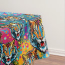 Search for tiger tablecloths Wild animal