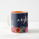 Search for monogram flower mugs Pretty
