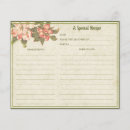 Search for vintage recipe cards Pink