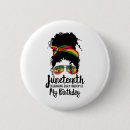 Search for june birthday badges Juneteenth flag