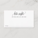 Search for date night invitations Black and white