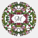 Search for stained glass flower stickers Botanical