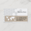 Search for international business cards Map