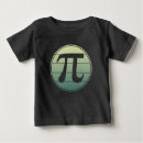 Search for math baby shirts Pi symbol
