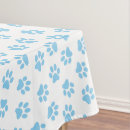 Search for dog tablecloths Animal paws