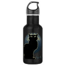 Search for cat design water bottles Halloween