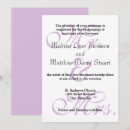 Search for black purple elegant wedding invitations Grey