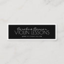 Search for viola business cards violinist