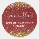 Search for 50 year old birthday stickers Girly