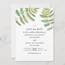 Search for fern wedding save the dates Botanical