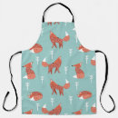 Search for cute fox aprons Cartoon
