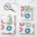 Search for donut wrapping paper Cute