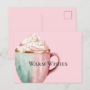 Search for blush pink and gold postcards For her
