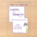 Search for purple iris wedding invitations Simple