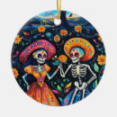 Search for calavera christmas tree decorations Mexican