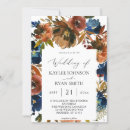 Search for blue orange invitations Fall