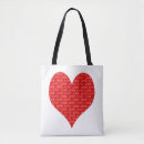 Search for valentines day tote bags Red