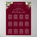 Search for burgundy wedding seating charts Simple