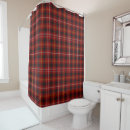 Search for red tartan shower curtains Scottish