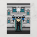 Search for police cartoon postcards Cute