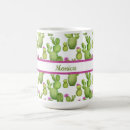 Search for cactus pattern mugs Green