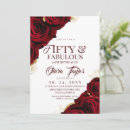 Search for 50 and fabulous invitations Elegant