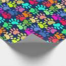 Search for dog paw print wrapping paper Puppies