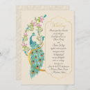 Search for peacock indian wedding invitations Gold