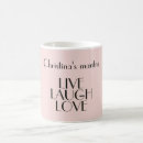 Search for live laugh love coffee mugs Minimal