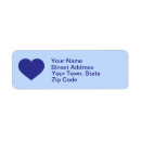 Search for royal return address labels Blue