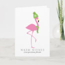 Search for florida christmas cards Pink flamingo