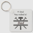 Search for number one square key rings Dad