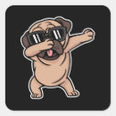 Search for dancing dog stickers Pug