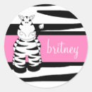 Search for hot pink zebra stickers Stripes