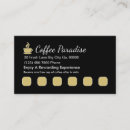Search for coffee shop customer loyalty cards Simple