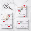 Search for i love you wrapping paper Modern