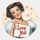 Search for retro pin up stickers Vintage