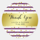 Search for gold striped wedding stickers Glitter